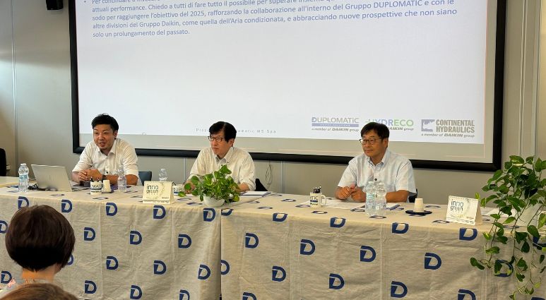 Duplomatic accoglie la leadership di Daikin all'incontro interno semestrale